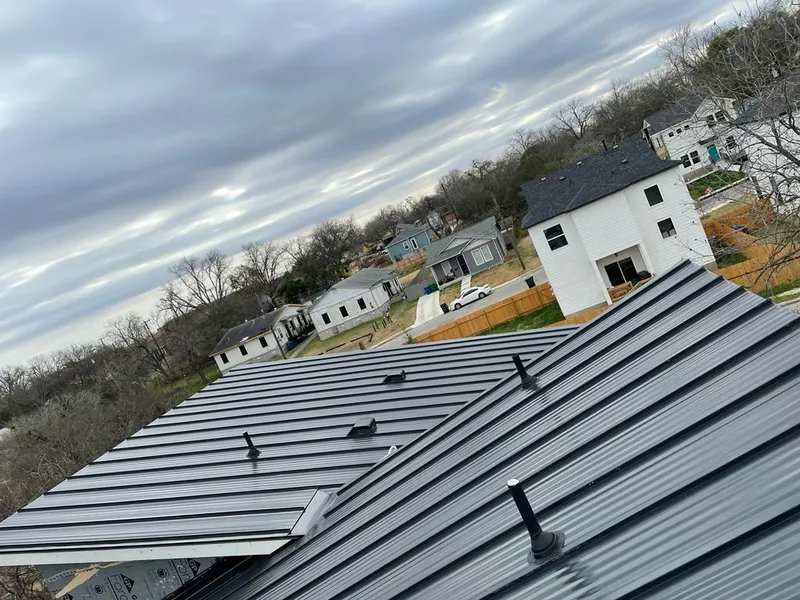 Standing seam metal roof panels with vents for Skylight Repair in Hazelwood